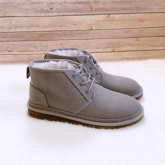 Grey Ugg Neumel Natural Women's UGG Neumel Shade Suede – Footwear